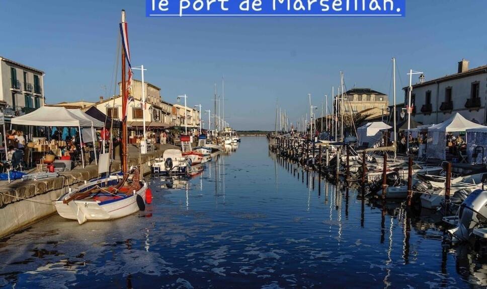 Le Corinthe - Appt Classe 3 Etoiles Et Climatise Marseillan  Exterior photo